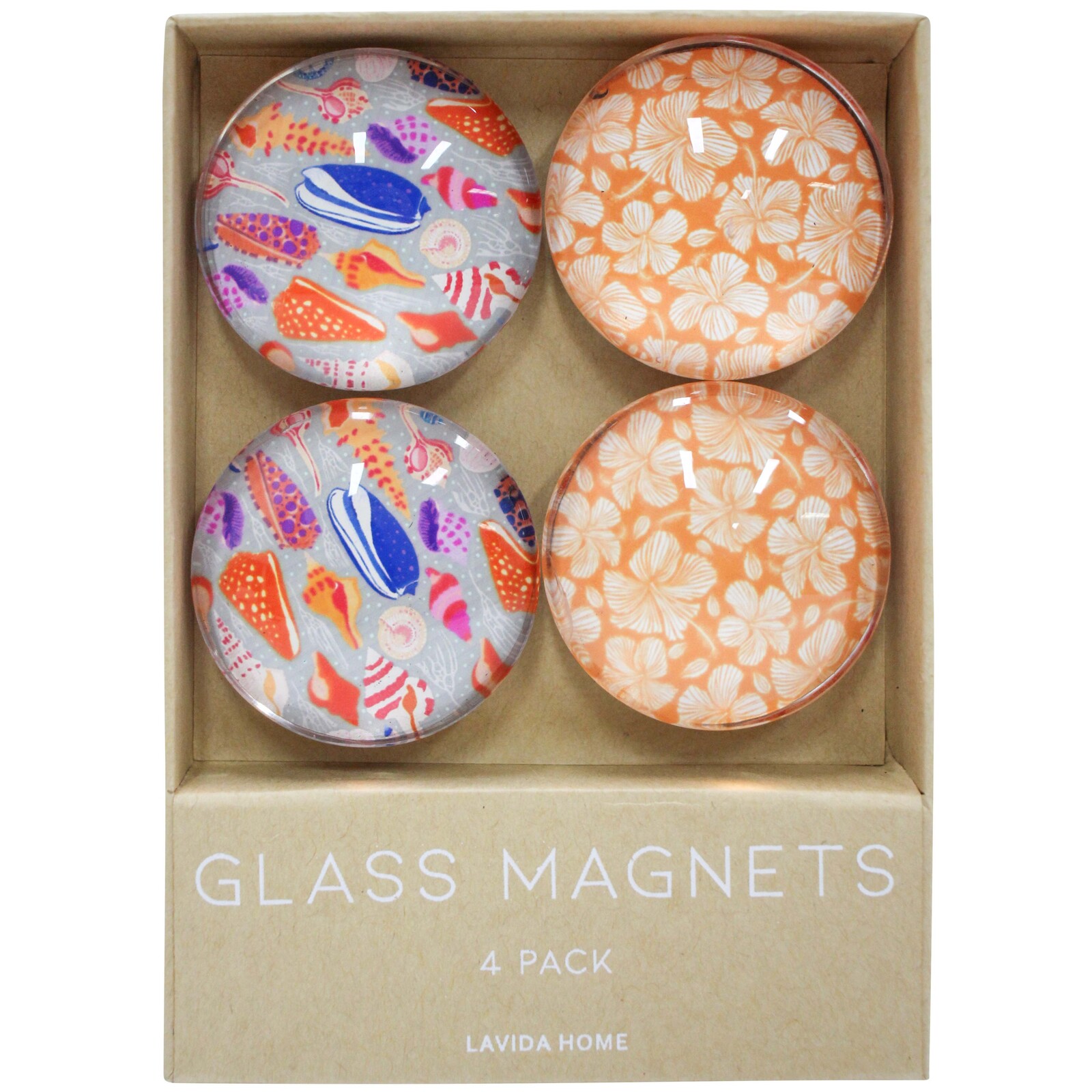 Glass Magnets S/4 Miami