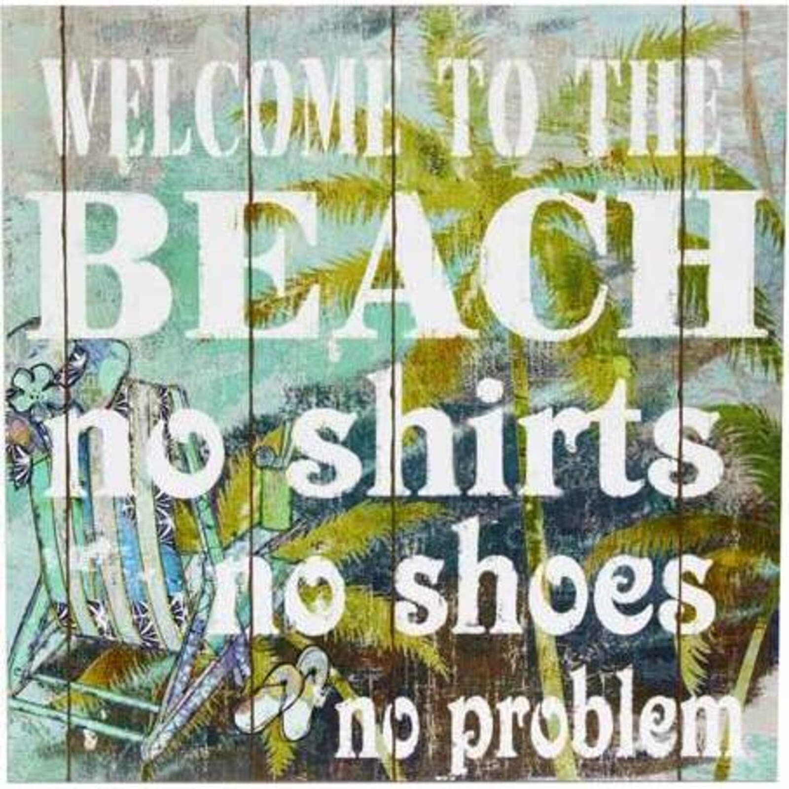 Sign No Shirt Beach