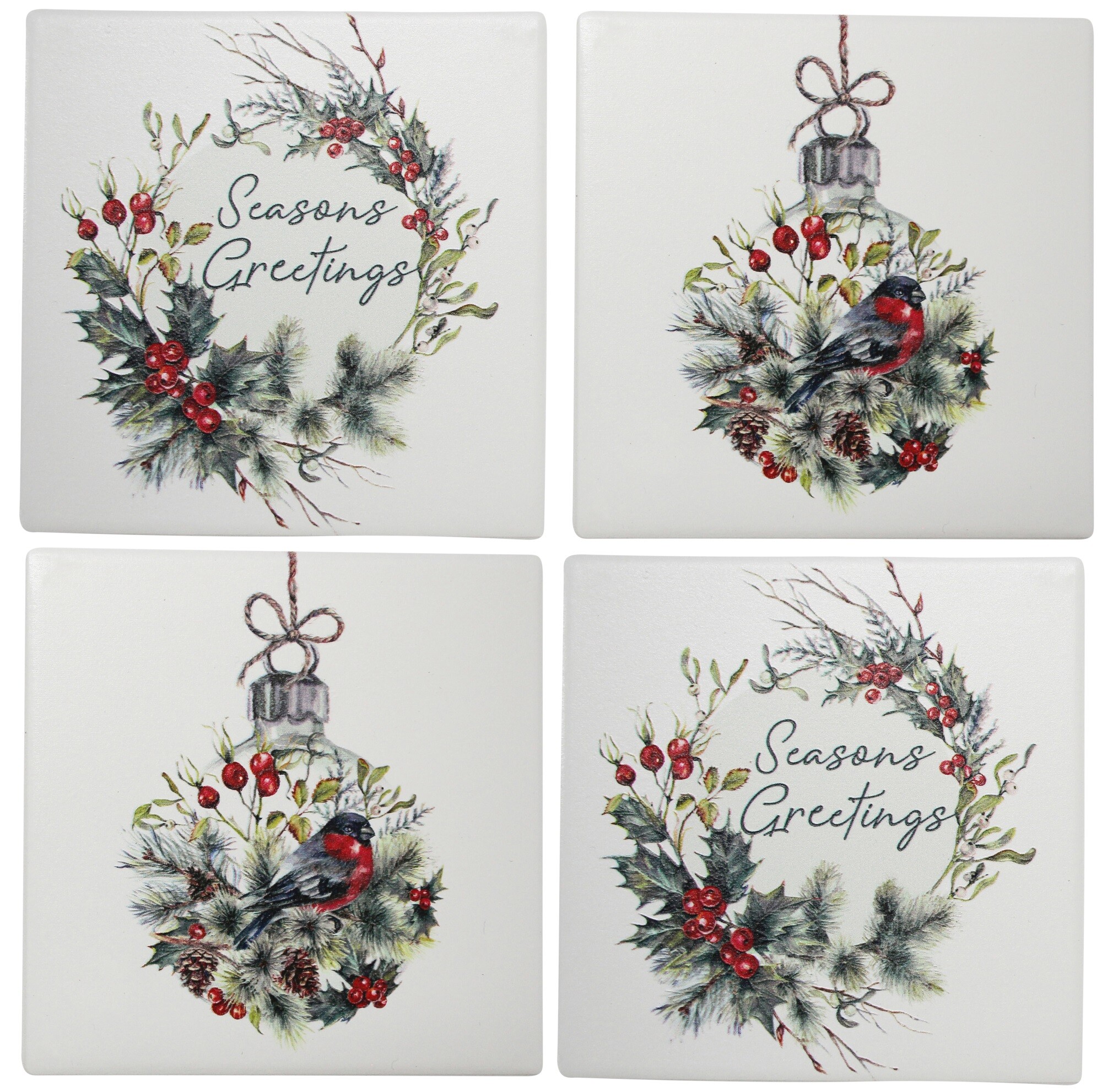 Coasters Watercolour Christmas