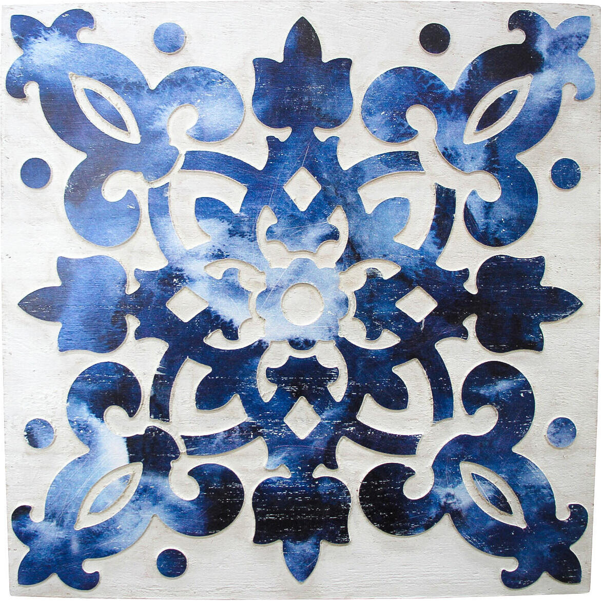 Blue 3D Motif 4