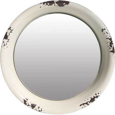 Round Mirror Retro Cream