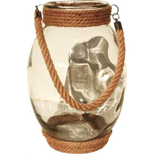 Glass Bottle Balloon Jute