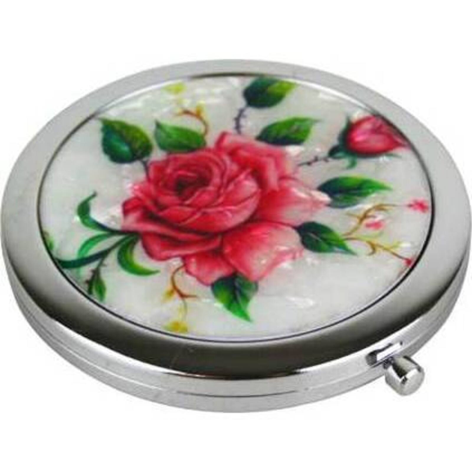 Compact Mirror Shell Rose