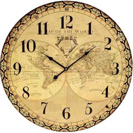 Clock - World Map