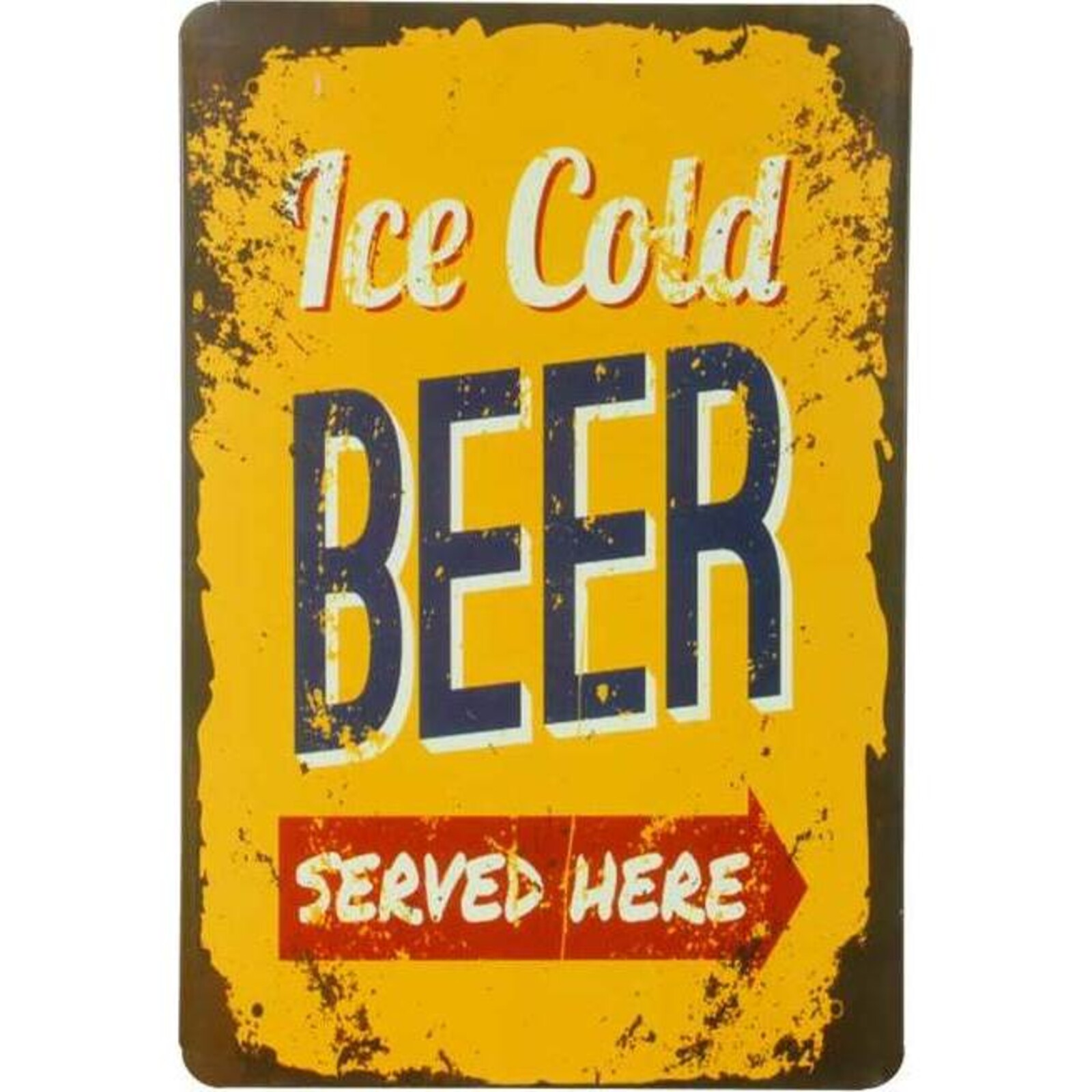 Tin Sign Ice Cold Beer
