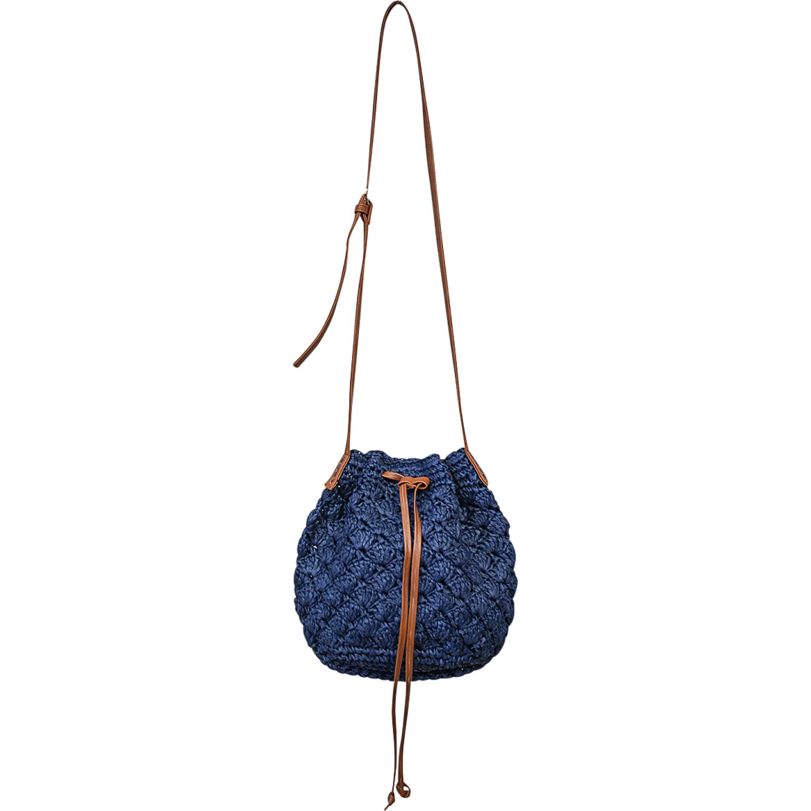 Crotchet Tote Navy