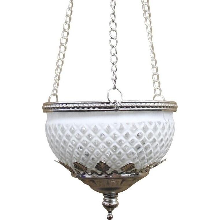 Hanging Votive Bolla White Med