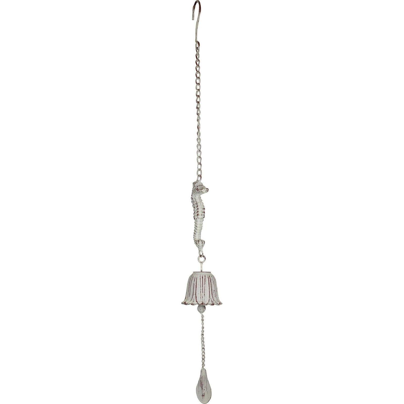 Hanging Bell Seahorse White