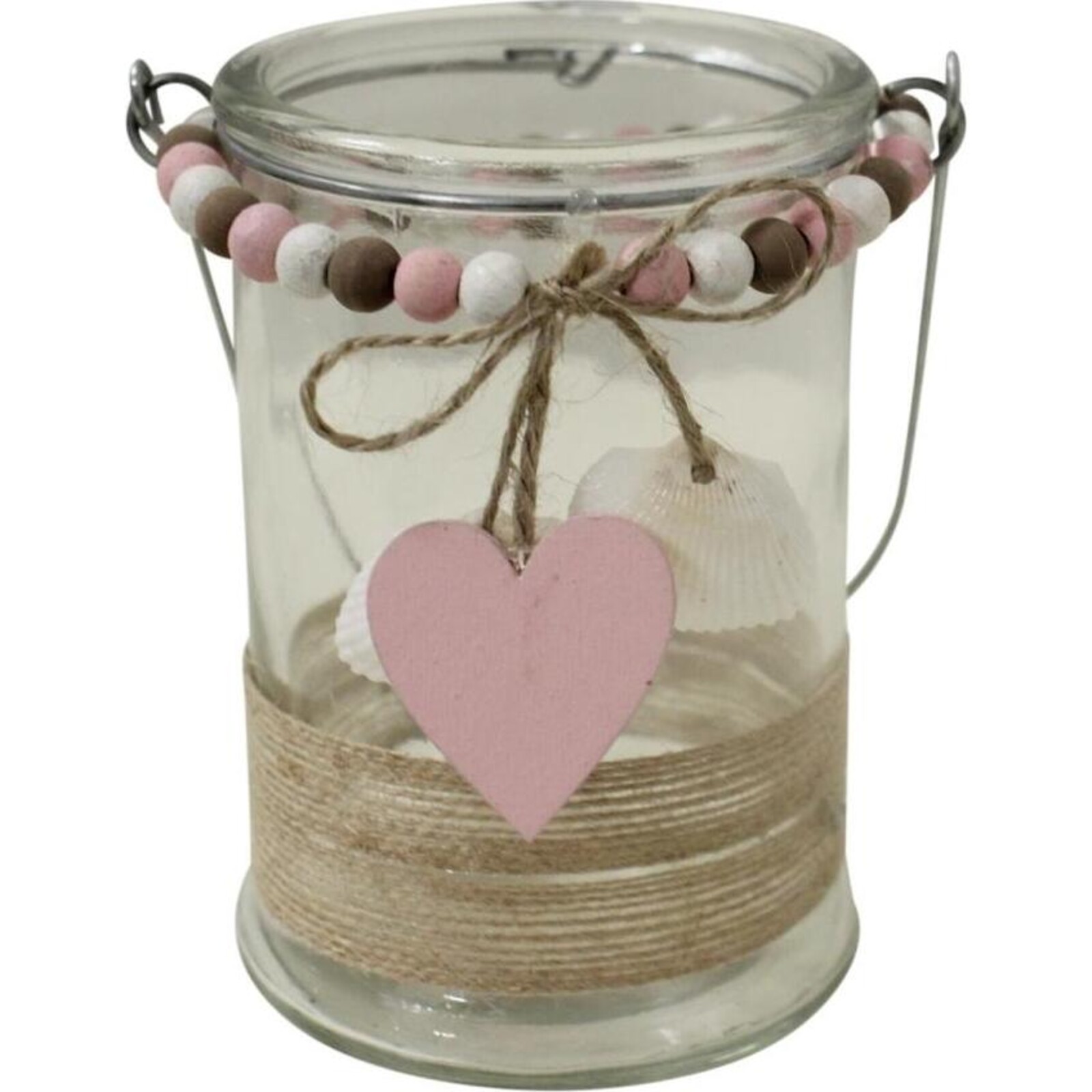 Votive Pink Dipped Heart