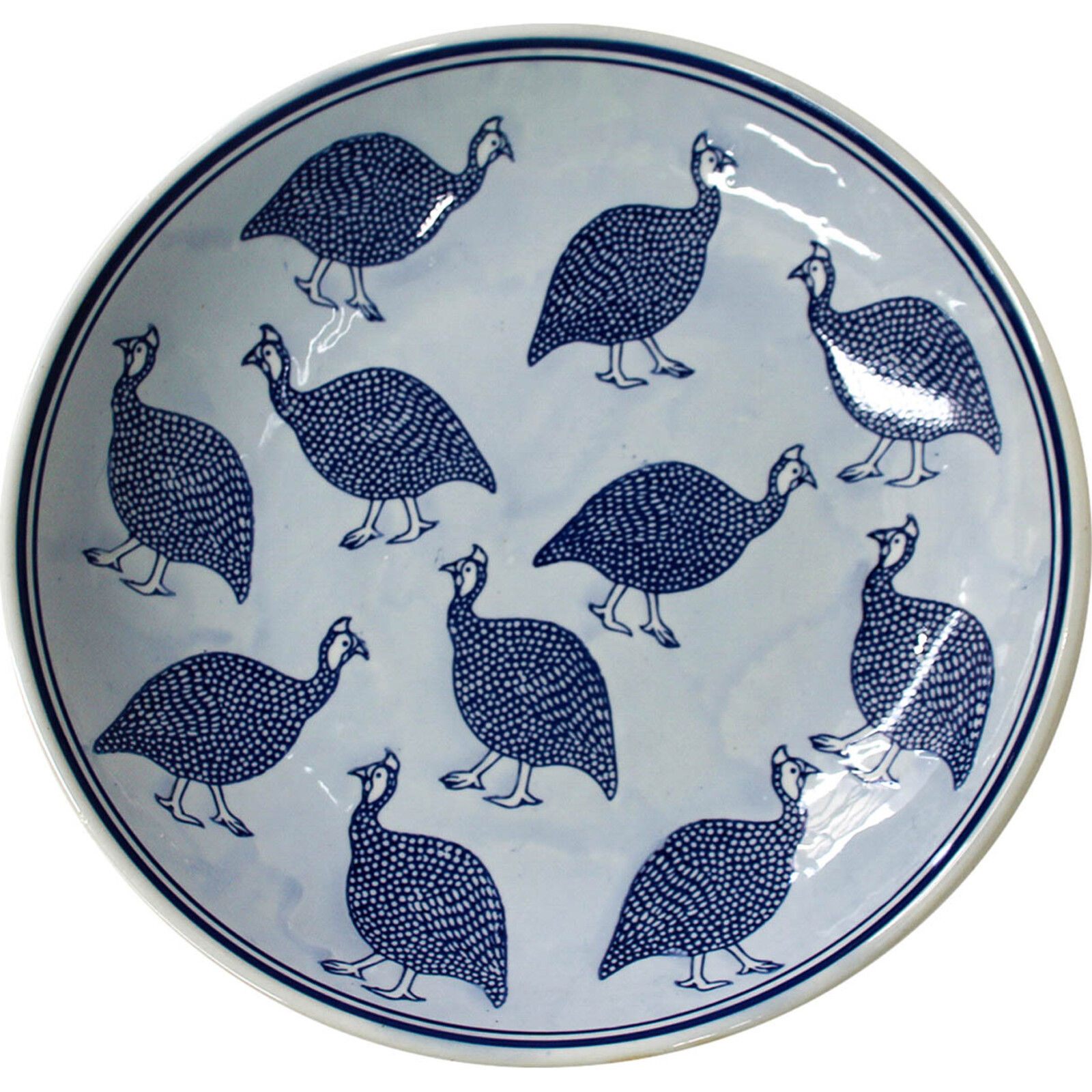 # Platter Blue Guinea Fowl