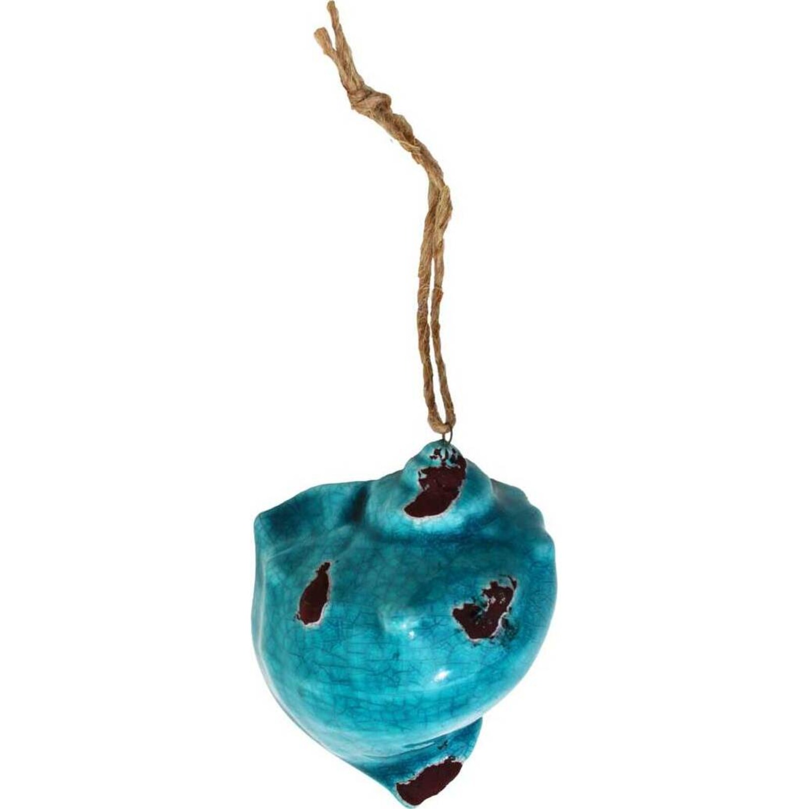 Hanging Shell Teal Large