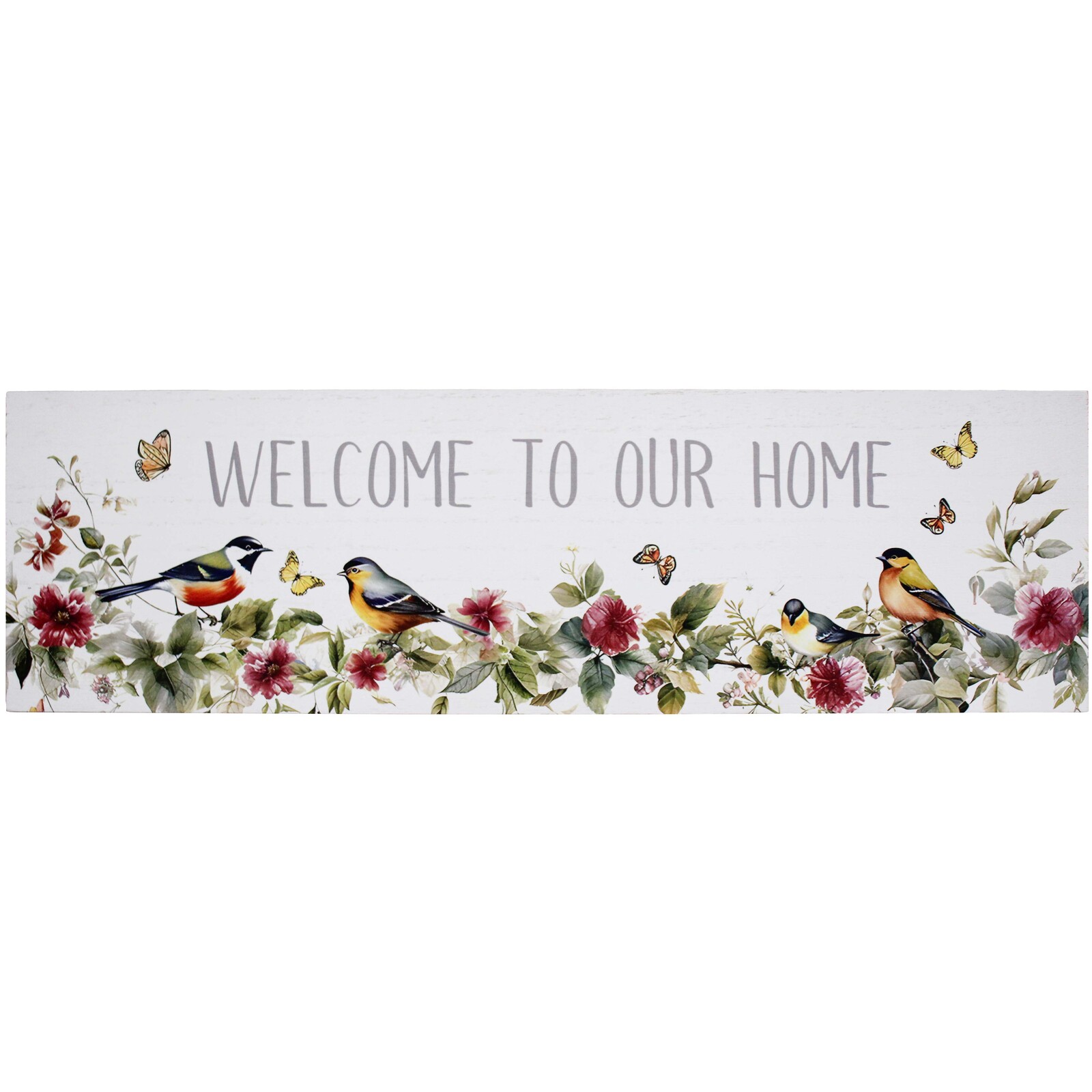 Welcome Sign Birds