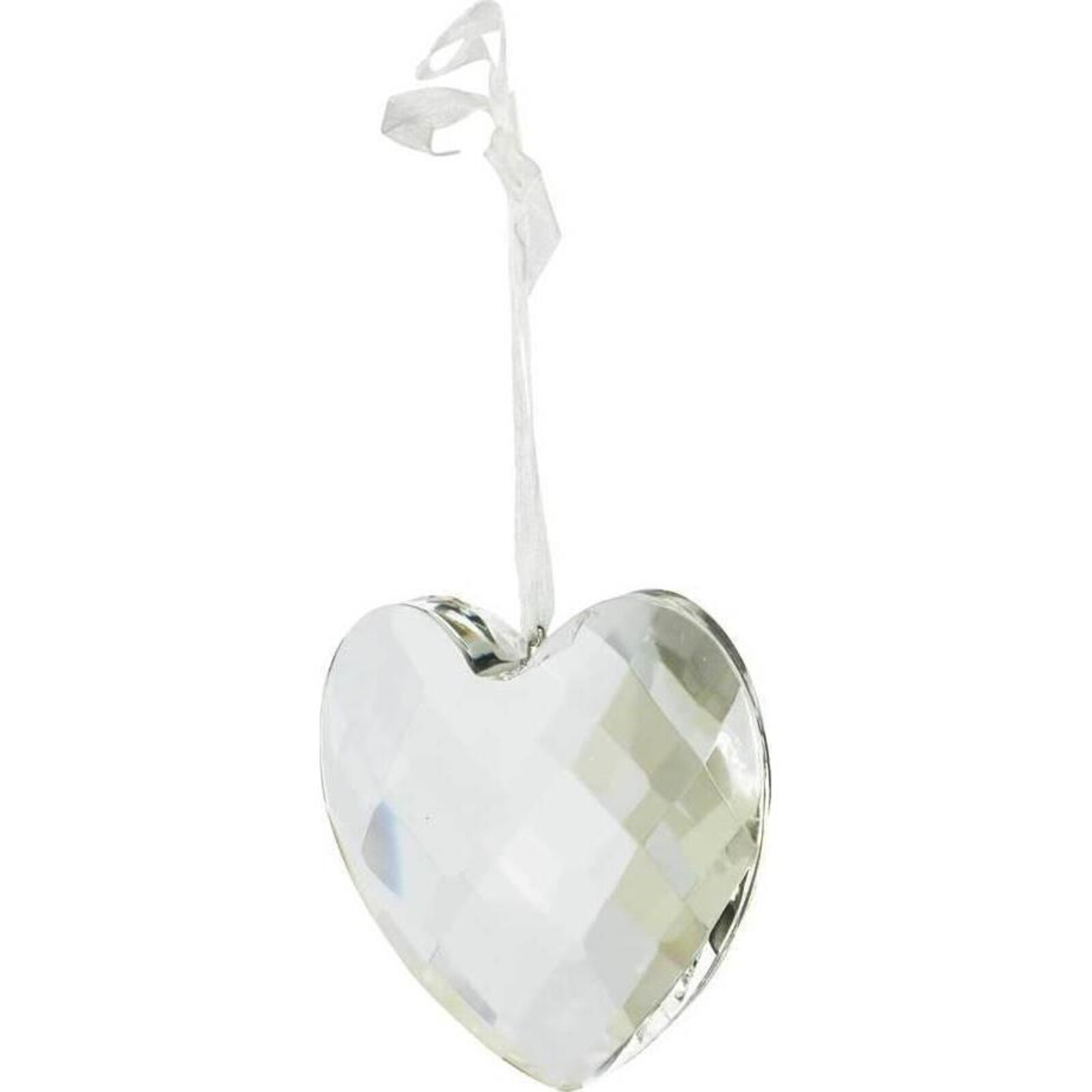 Hanging Heart Cristal Cut Lg