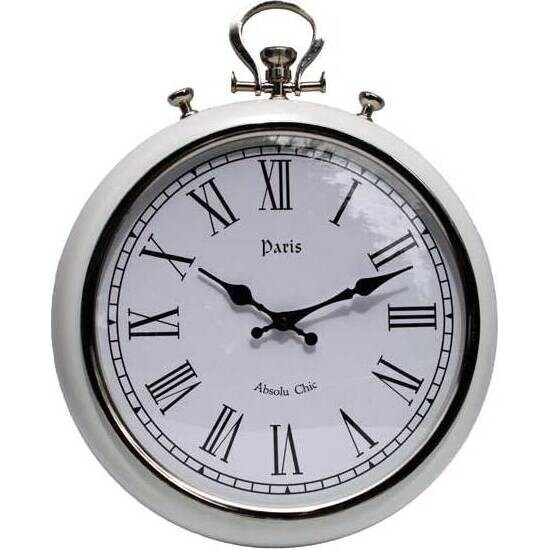 Clock FOB White Large