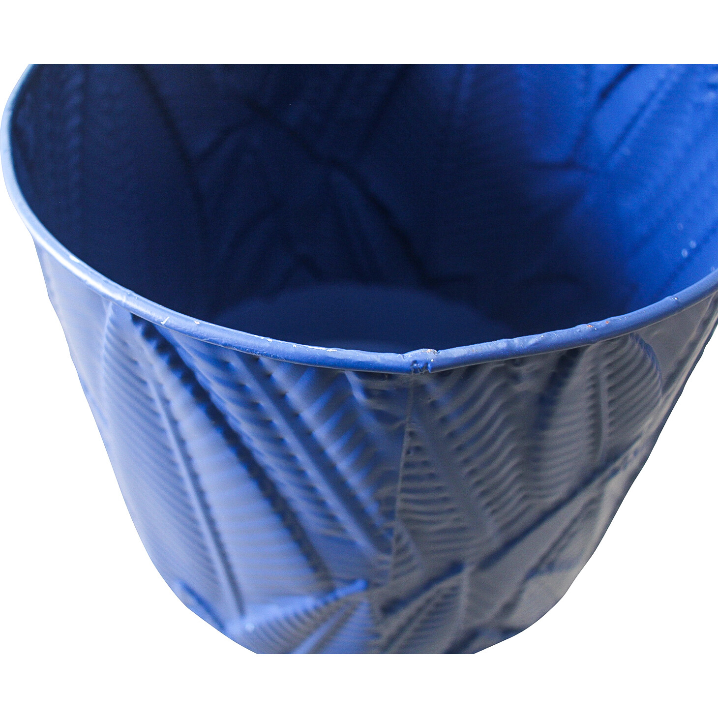 Planter Leaf Indigo S/2