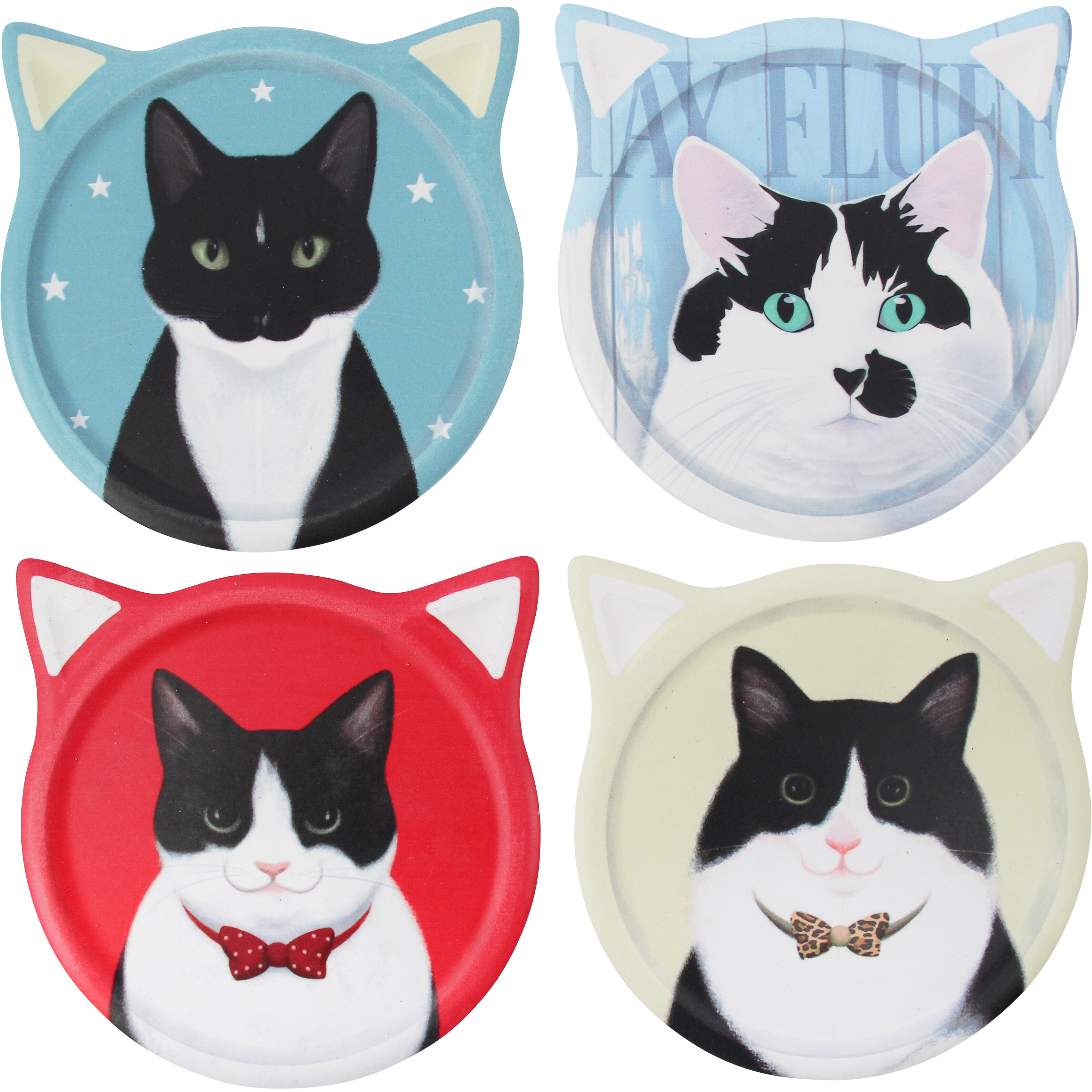 Coasters Cat Portraits