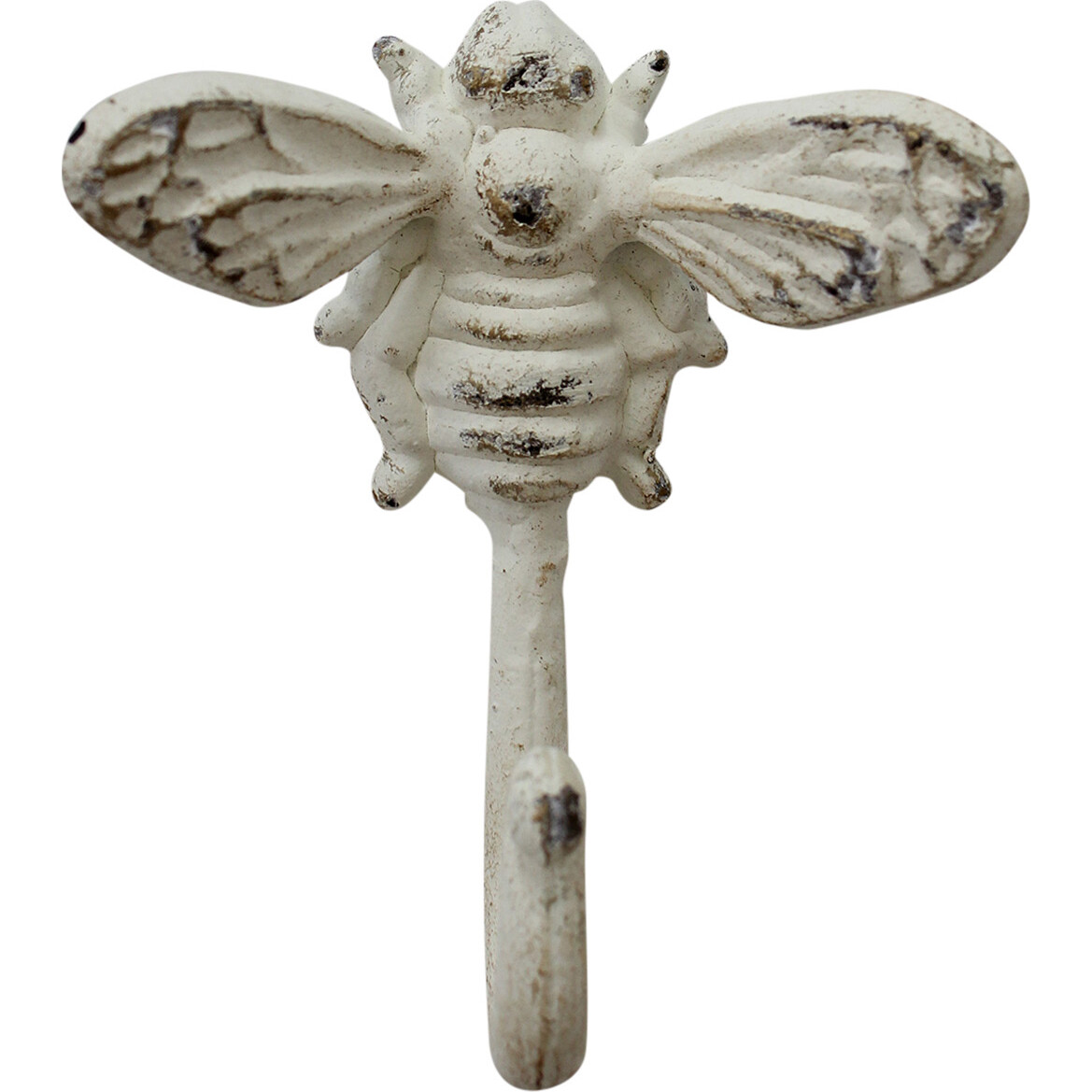 Bee Hook Rustic White