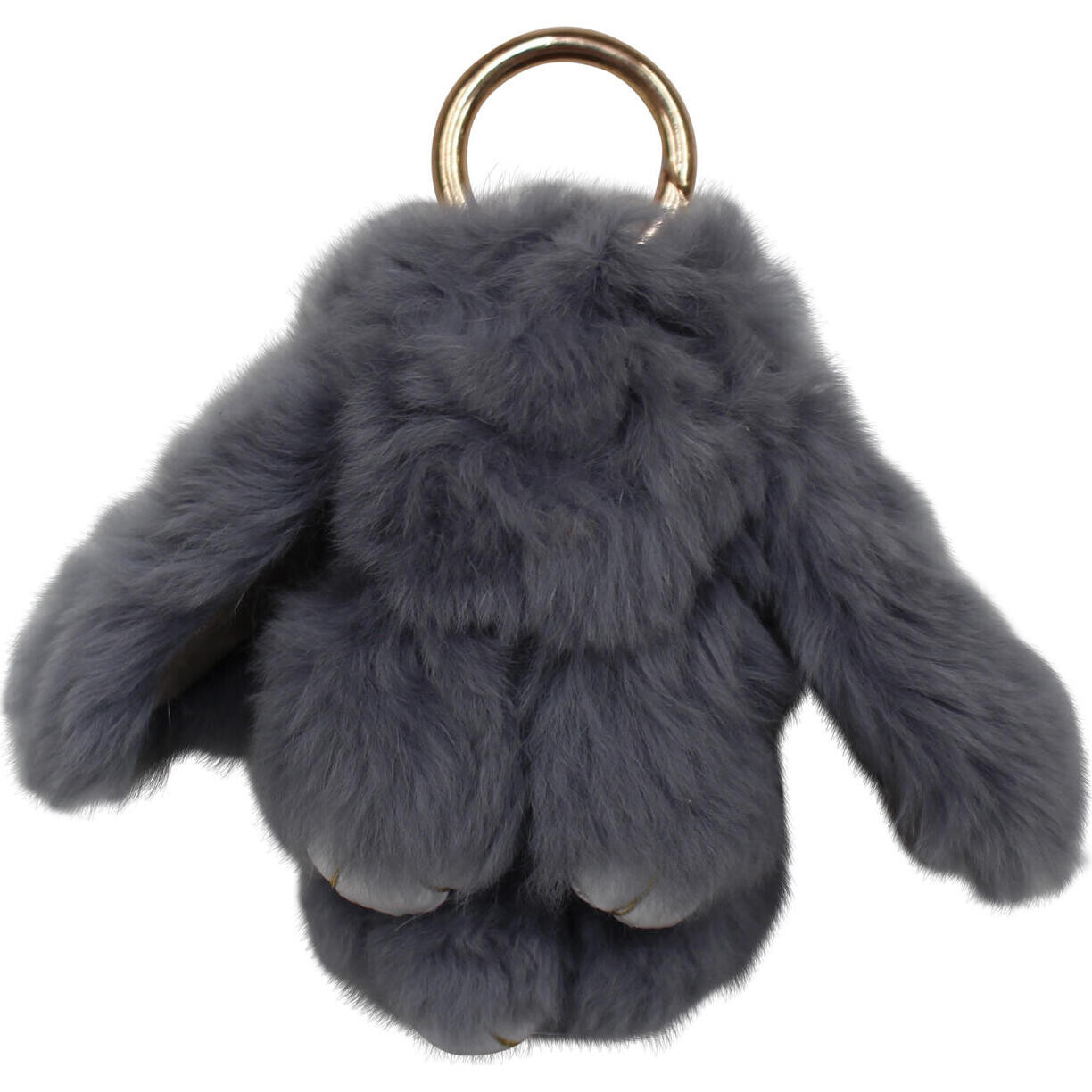 Fluffy Bunny Keyring Mini L/gr