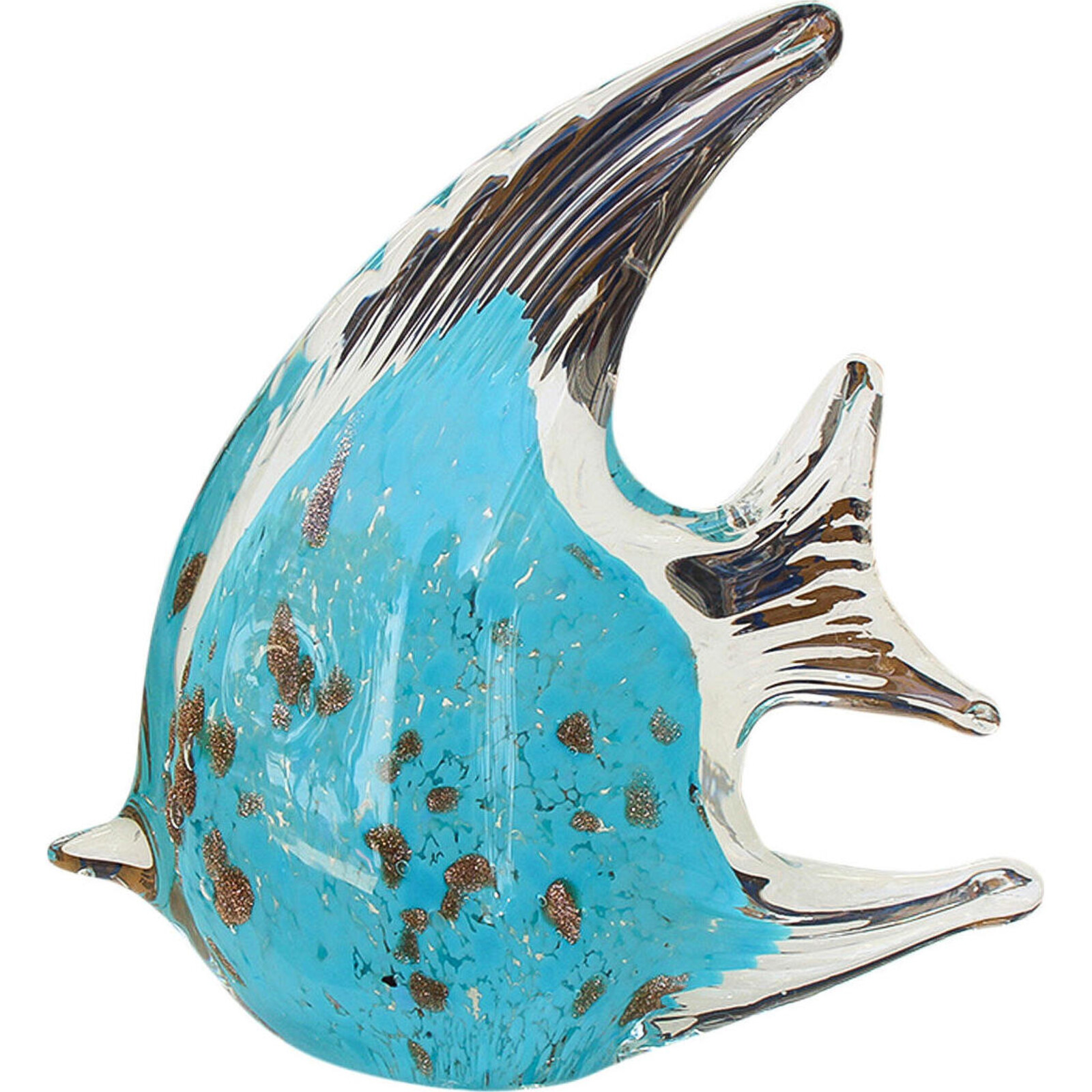 Paperweight Angel Fish Blue