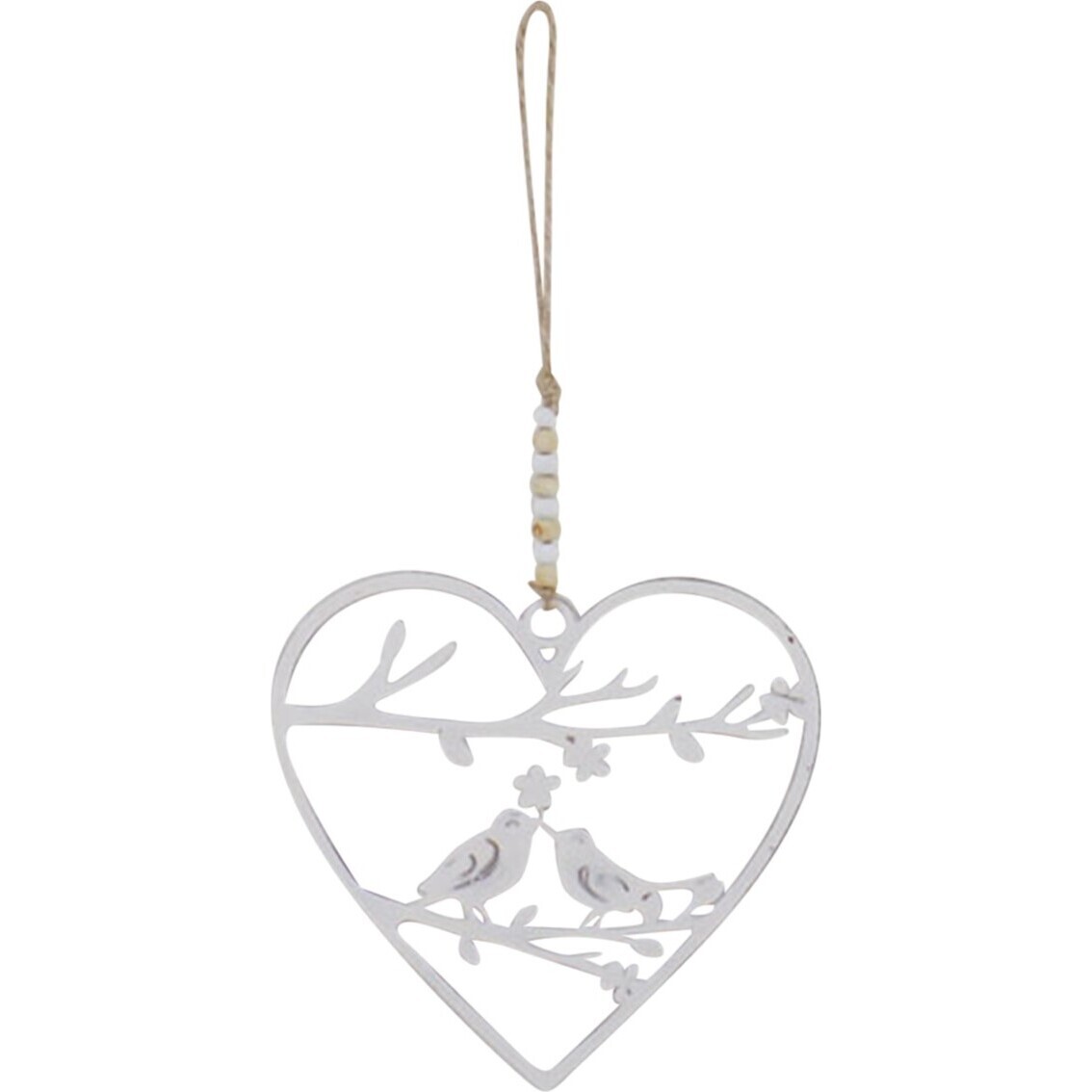 Hanging Heart Garden Birds