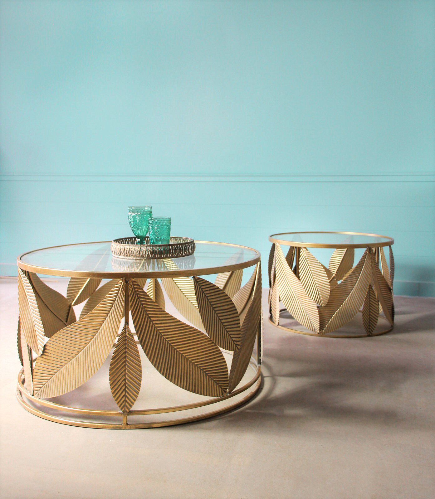 Coffee Table Leaf S/2