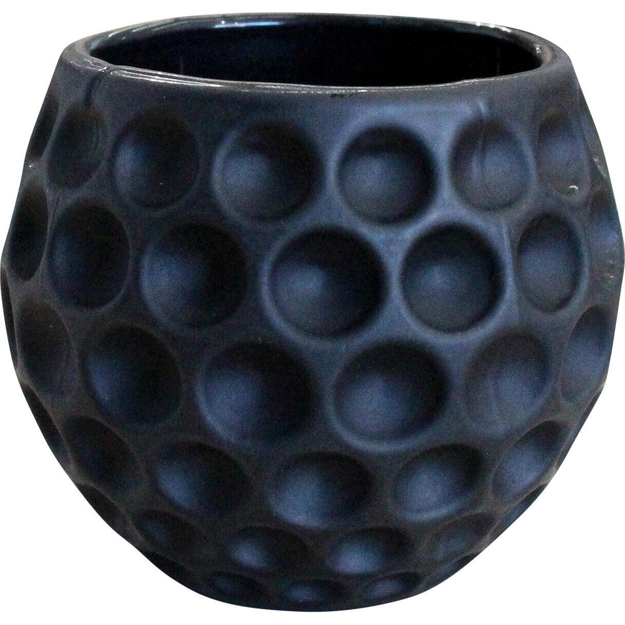 Votive Bubble Round Matte Black