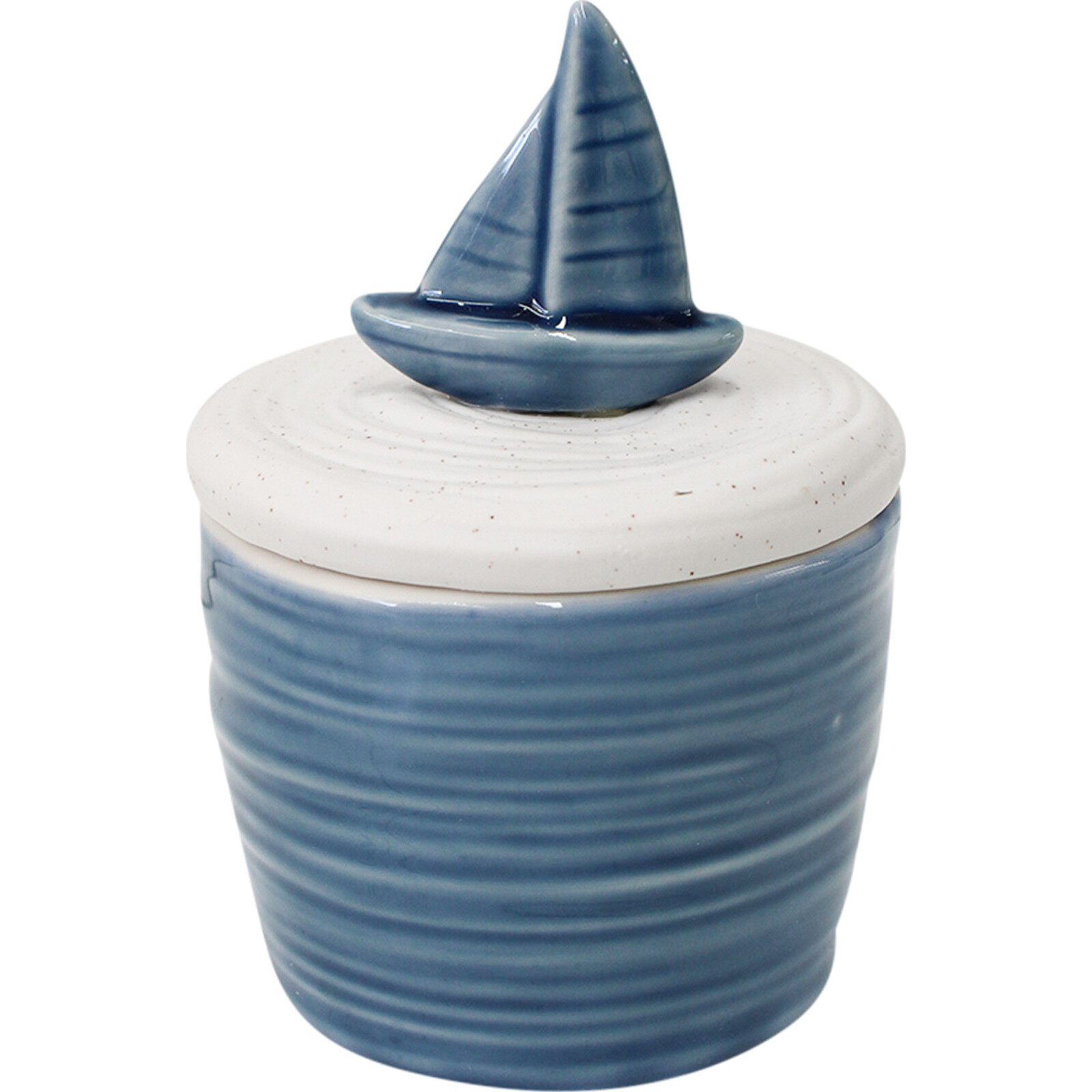 Candle with Lid Boat