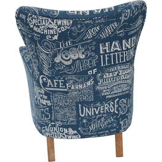 Chair Chalkboard Denim