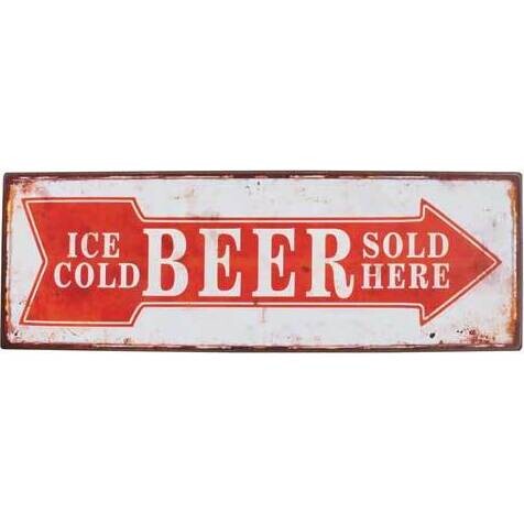 Tin Sign - Ice Cold Beer