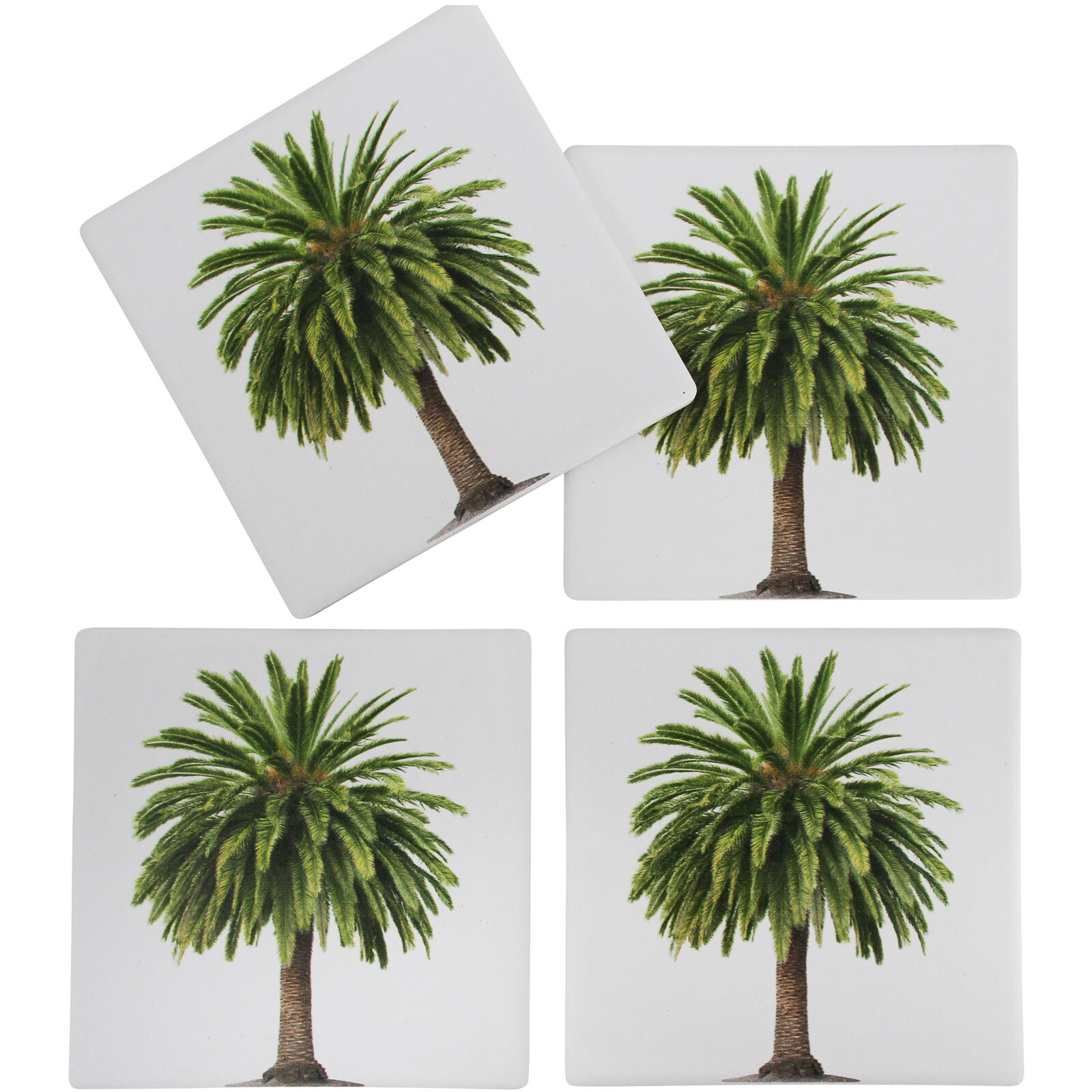 Coasters Date Palm S/4
