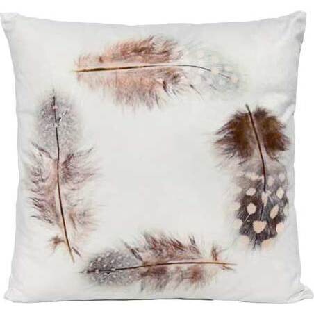 Cushion Circle Feathers