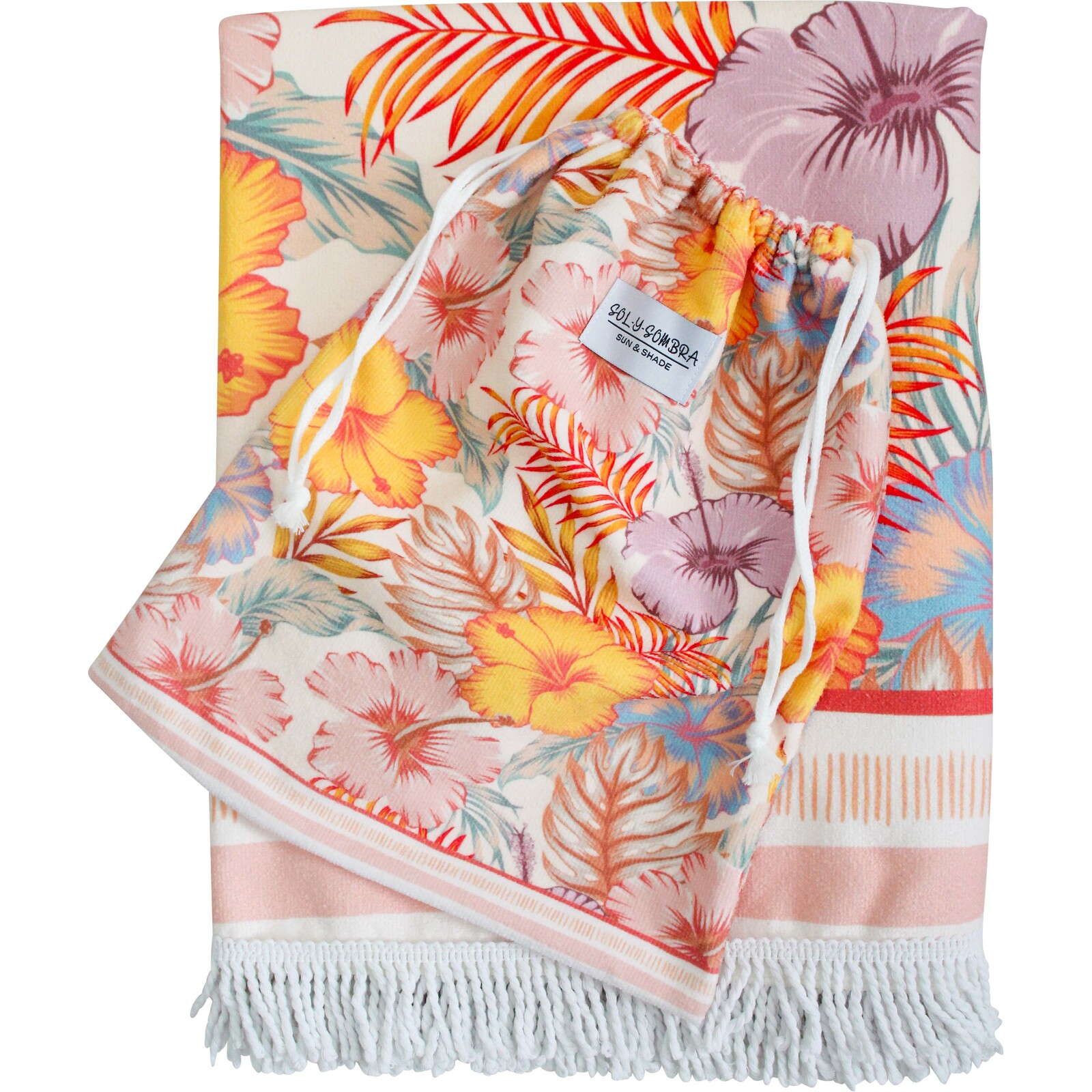 XL Beach Towel Hibiscus