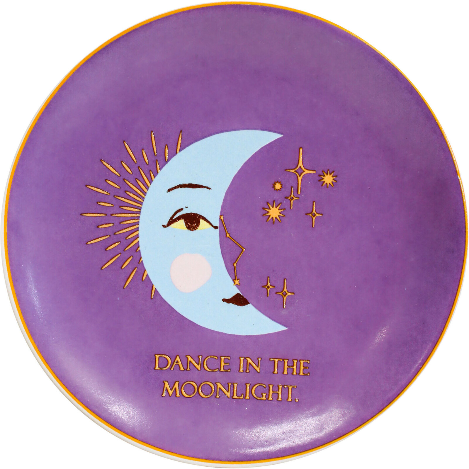 Trinket Plate Moon Astrology