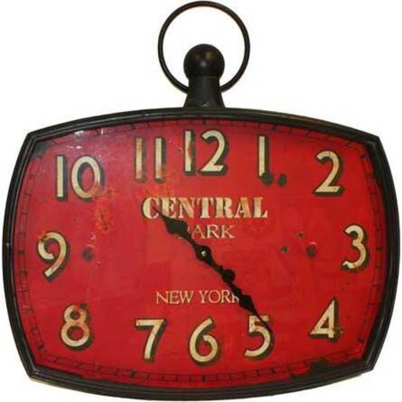Clock - Red Central