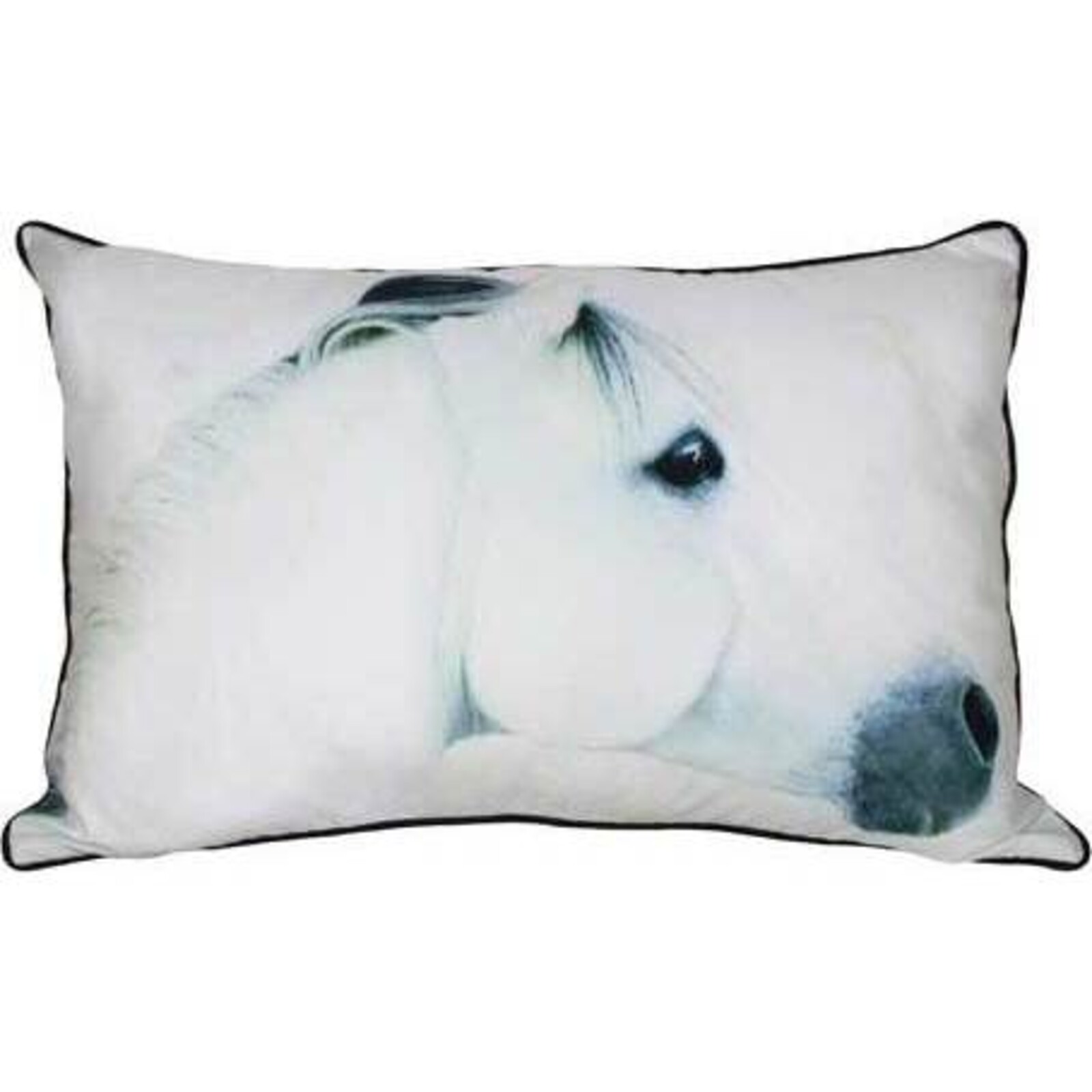 Cushion Horse Bianco
