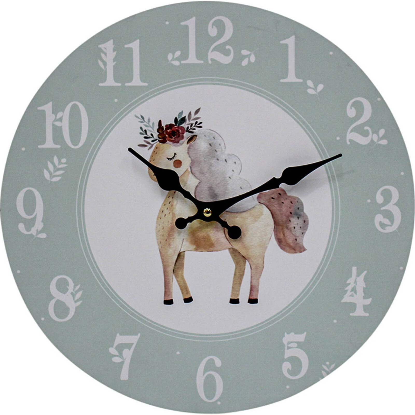 Clock Unicorn 34cm