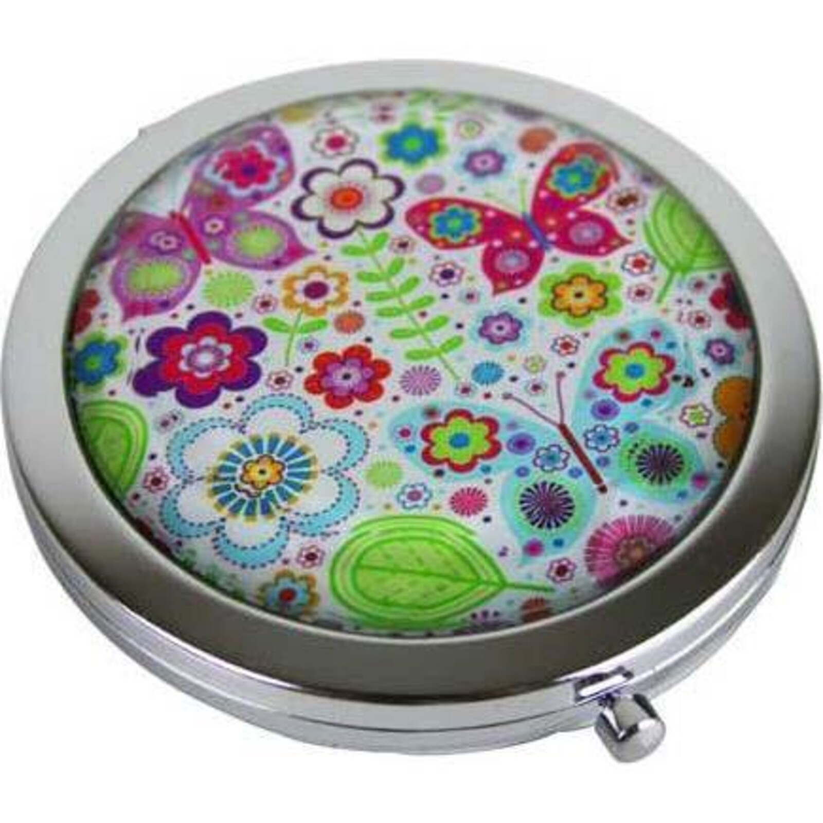 Compact Mirror Colour Butterfly