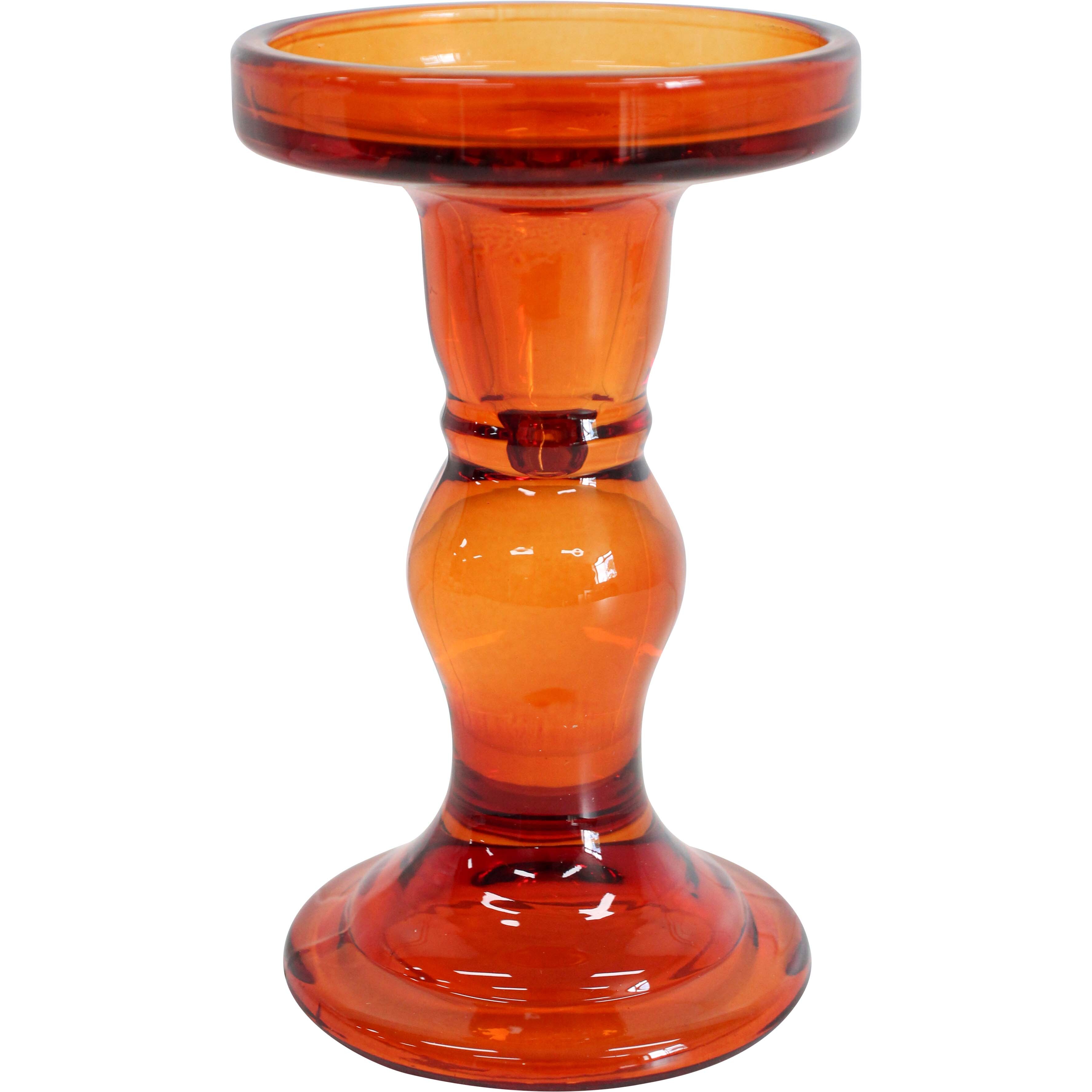 Candlestick Lrg Saffron