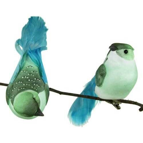 Clip Bird Dotty Green 