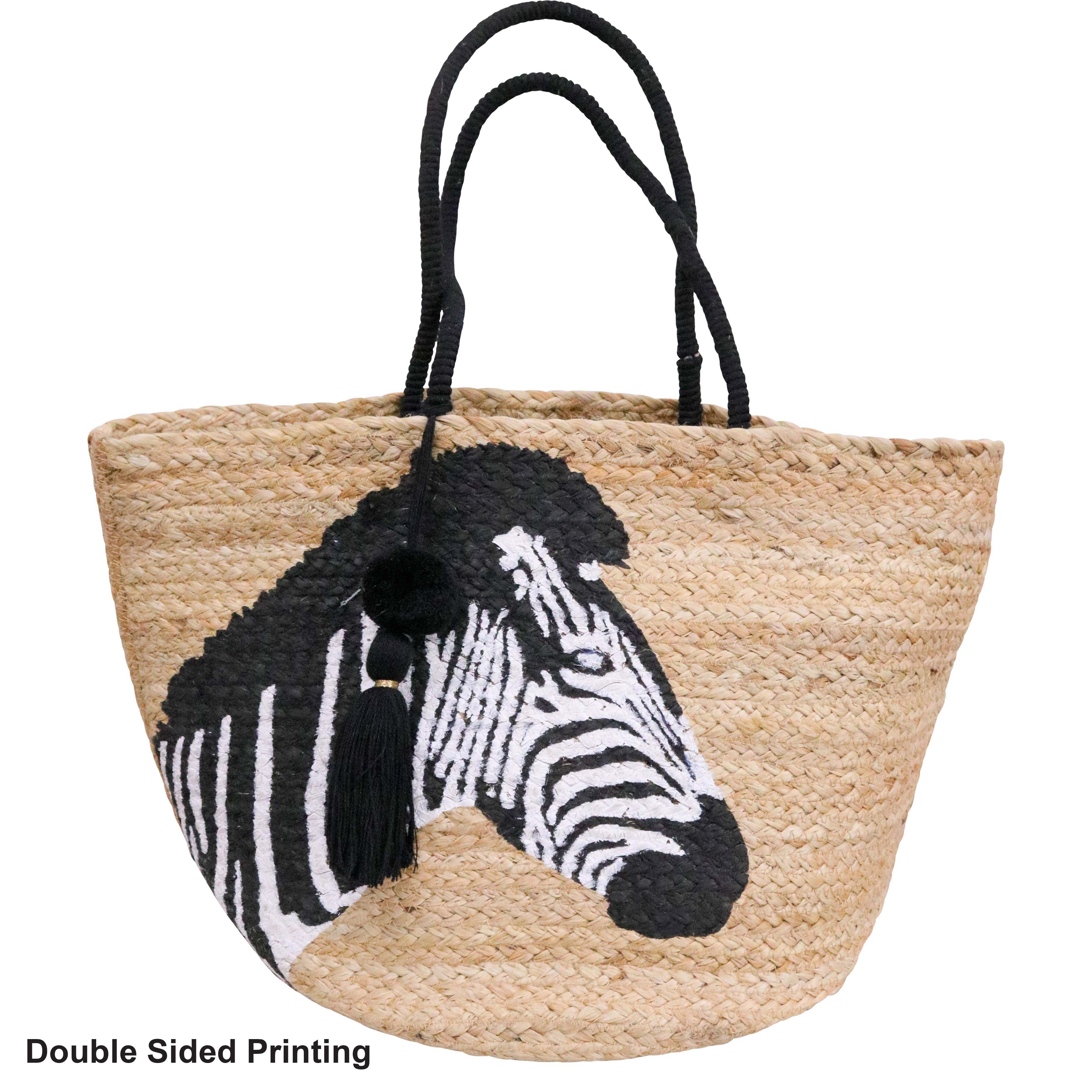 Jute Bag Zebra