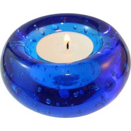 Votive Holder - Bubble Blue