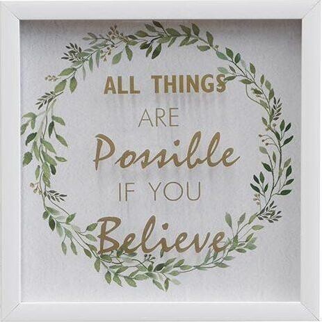 Framed Print Believe 