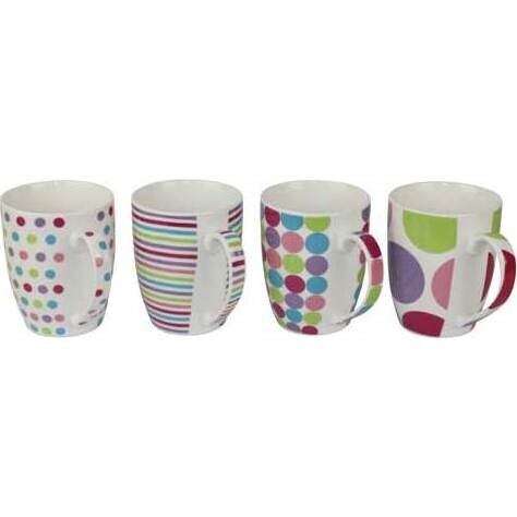 Mugs Dot n Stripe Asstd