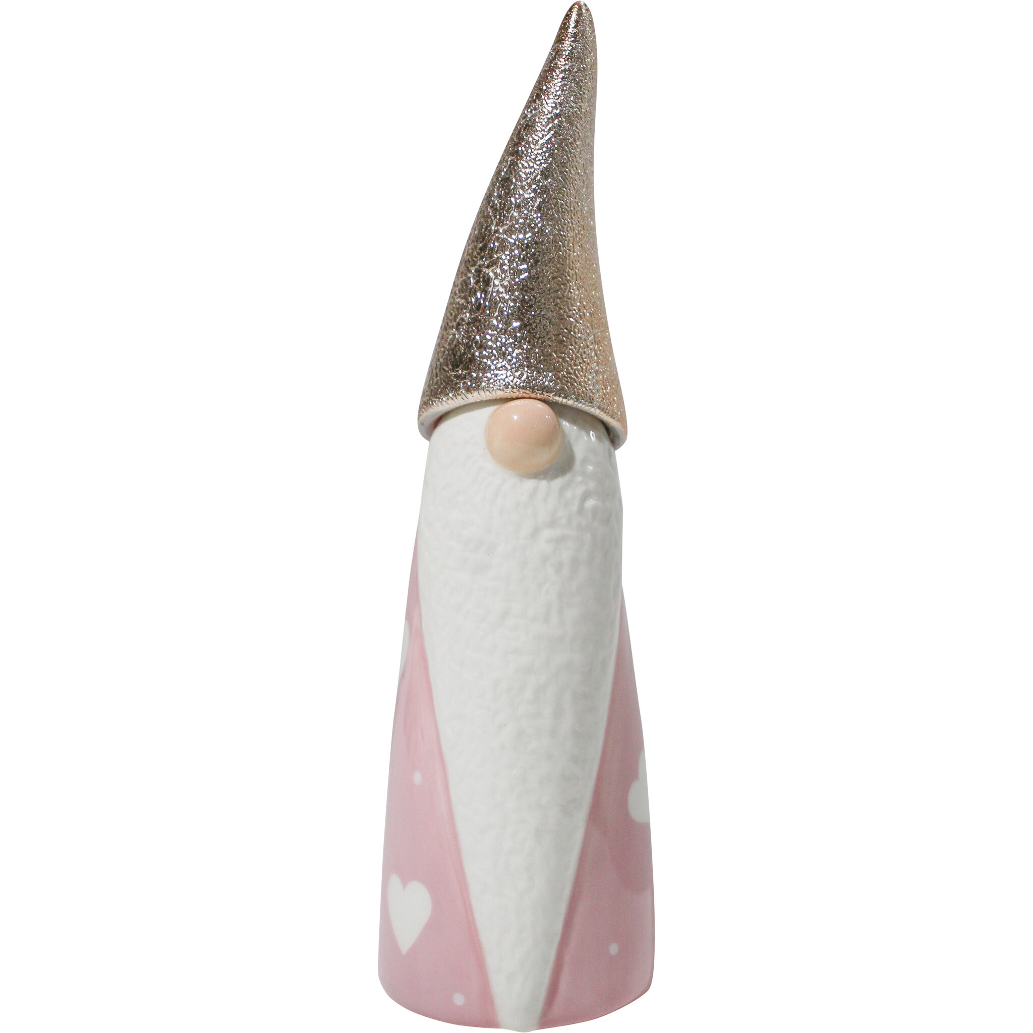 Santa Gnome Pink Lrg