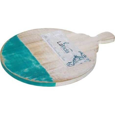 Serving Board Blue Rnd