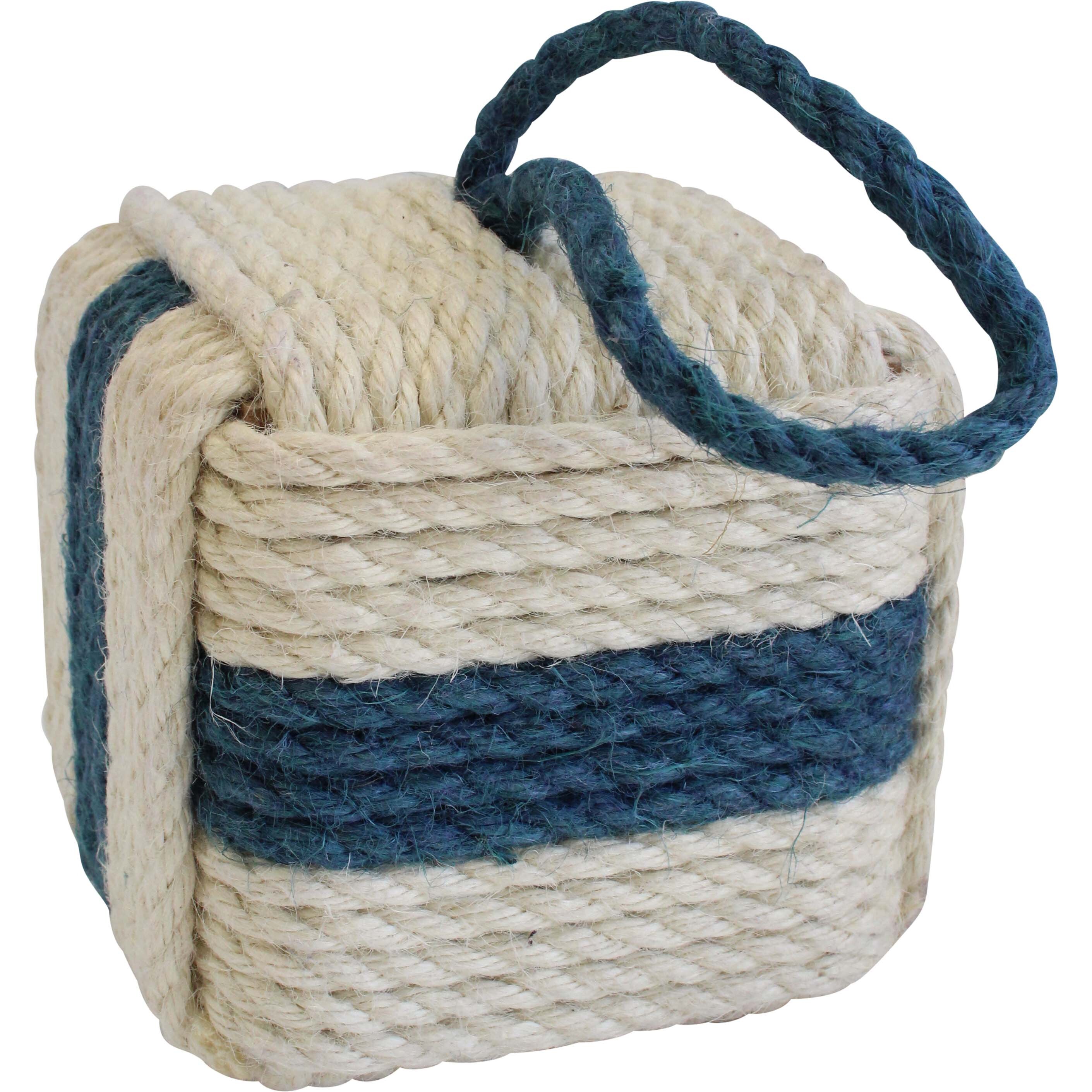 Doorstop Rope Sq Stripe