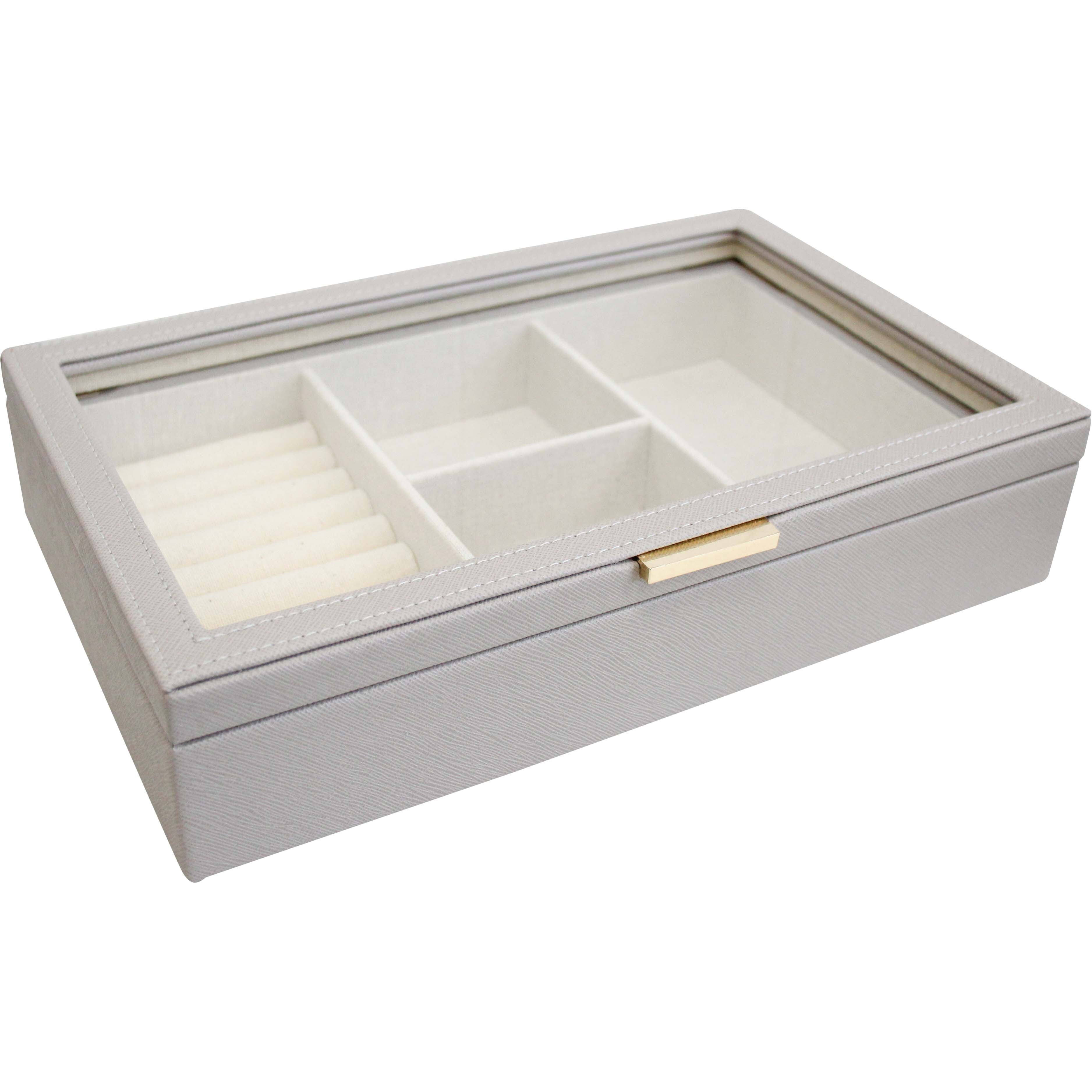 Jewellery Box Lrg Taupe