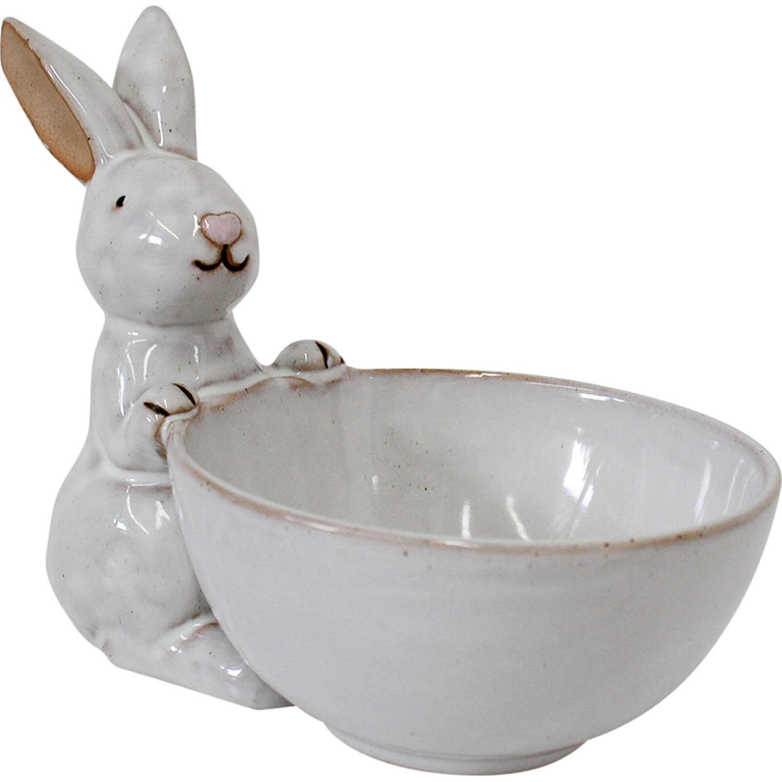 Bunny Holding Bowl