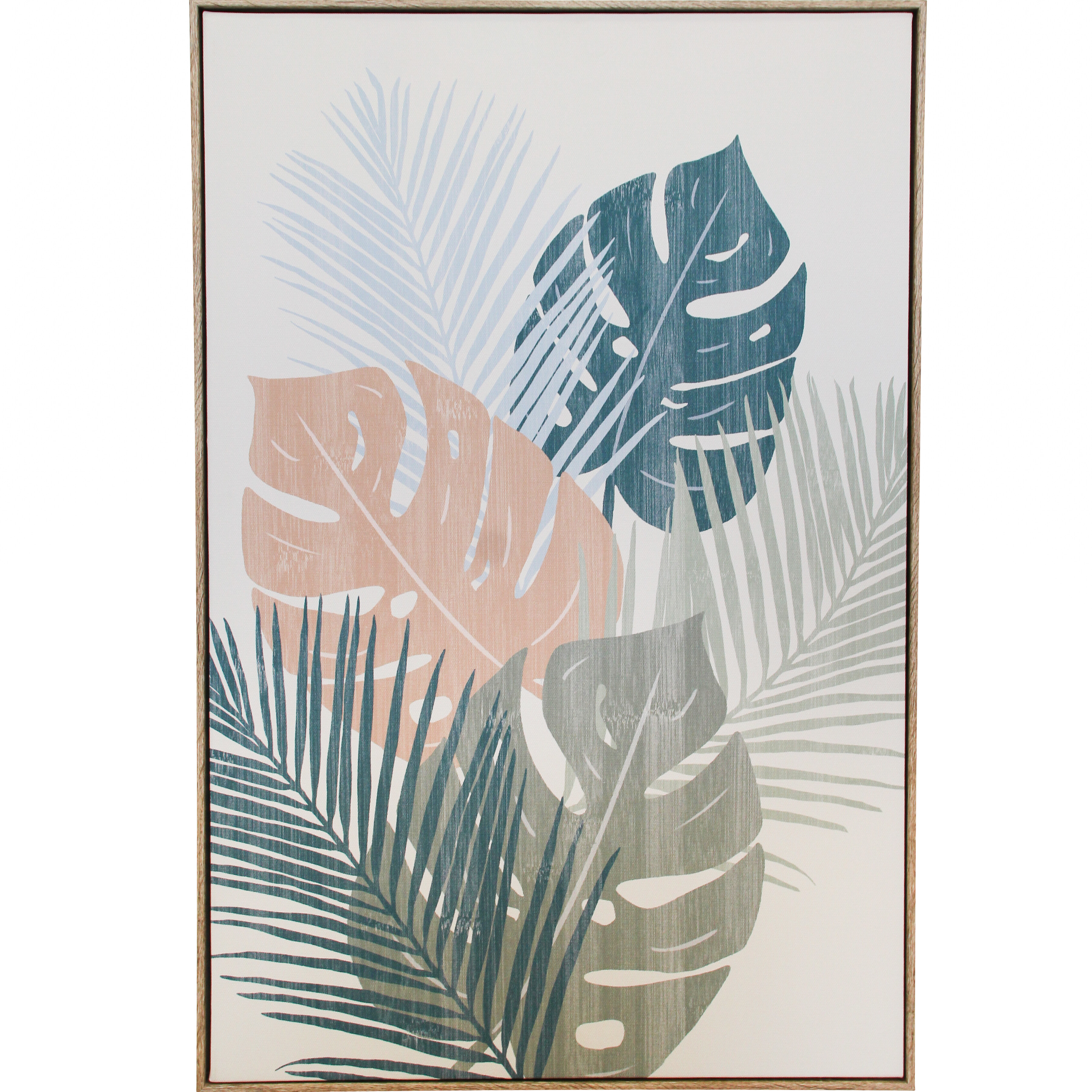 Framed Canvas Monstera