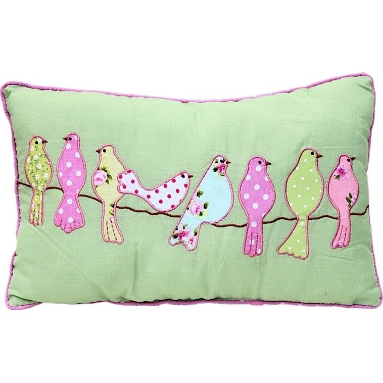 Cushion Birds in Line